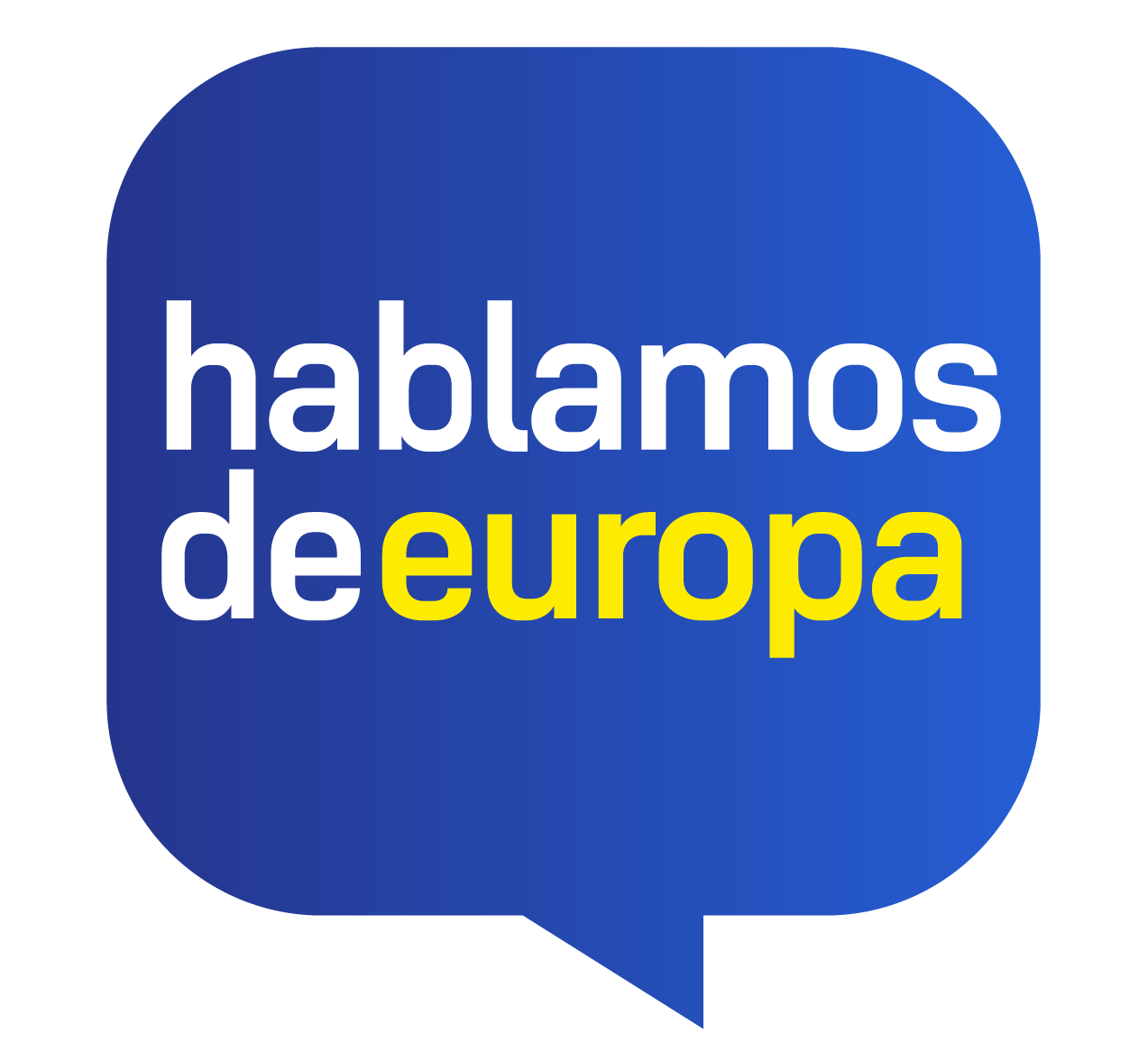 Logotipo de la Hablamos de Europa Abre una ventana nueva.